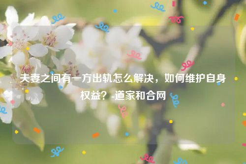 夫妻之间有一方出轨怎么解决，如何维护自身权益？-道家和合网