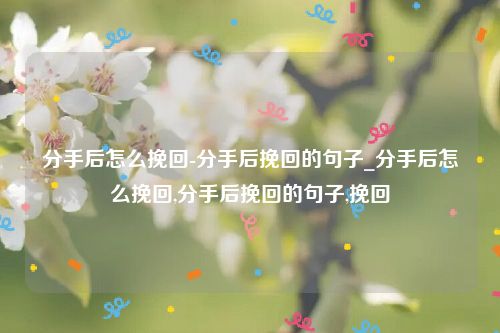 分手后怎么挽回-分手后挽回的句子_分手后怎么挽回,分手后挽回的句子,挽回