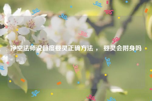 净空法师说超度婴灵正确方法 ， 婴灵会附身吗